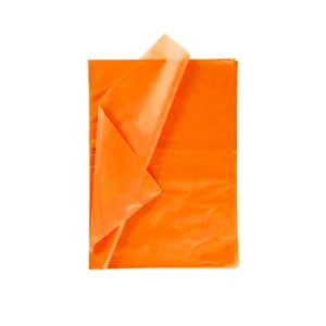 MIL28 PAPEL DE SEDA NARANJA x 5hj